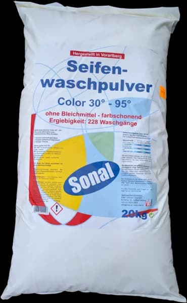 Seifenwaschpulver Color 30°-95°  | Sonal