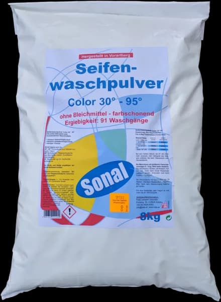 Seifenwaschpulver Color 30°-95°  | Sonal